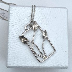 Silver leaves Pendant