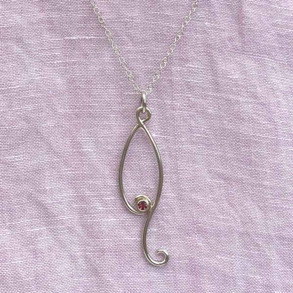 Silver Tourmaline Necklace - Image 2