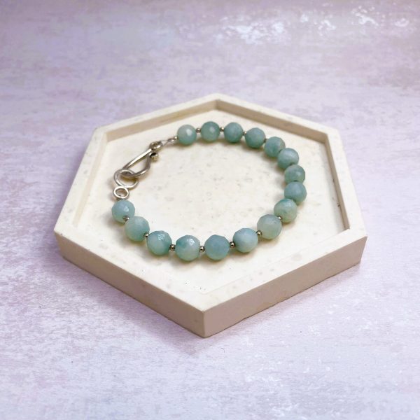 Blue gemstone Silver Bracelet