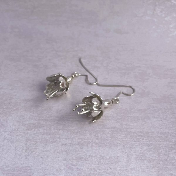 Handmade Fuchsia Earrings